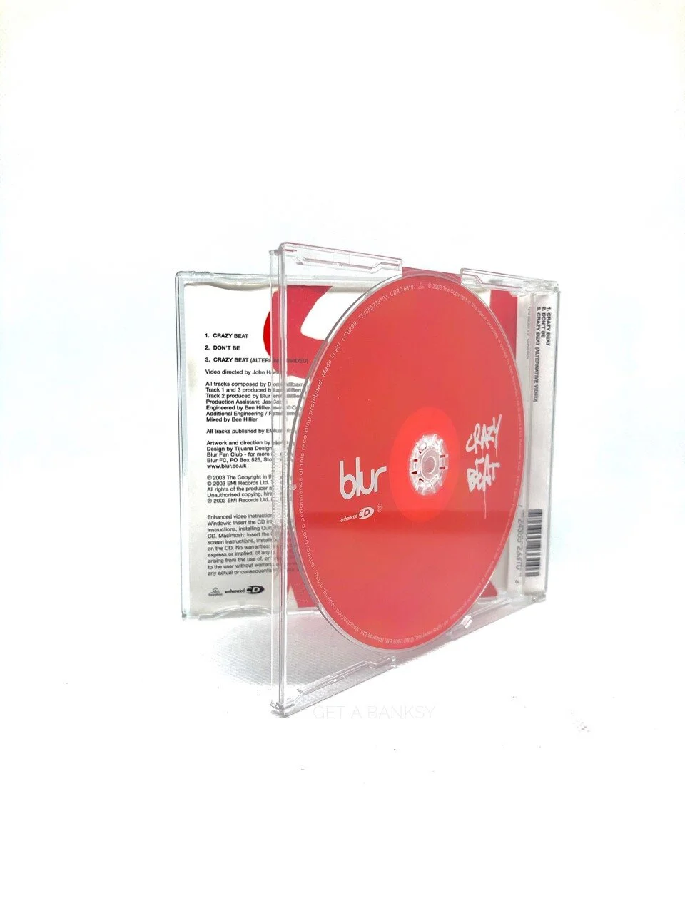 Blur Crazy Beat CD & Promo CD Exclusive Banksy cover art — Get a Blur Crazy Beat CD & Promo CD Exclusive Banksy cover art — Get a